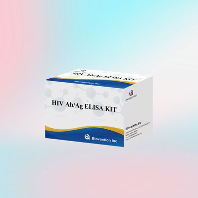 Kit de teste de alta sensibilidade HIV ELISA para rastreamento de sangue com 96 testes e certificado CE