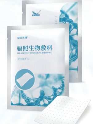 Curativo Biológico Irradiado Esterilizado por Raios Gama para Cicatrização Úmida de Feridas com 3 Anos de Validade