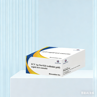 Pet Cat FCV Ag Test Kit Rapid Feline Calicivirus Antigen Detection Colloidal Gold Strips para uso clínico e doméstico