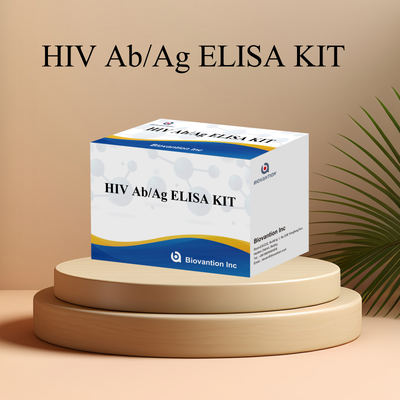 Kit ELISA Biovantion 4ª Geração para HIV Ab Ag com Alta Sensibilidade e 96 Testes para Detecção Precoce
