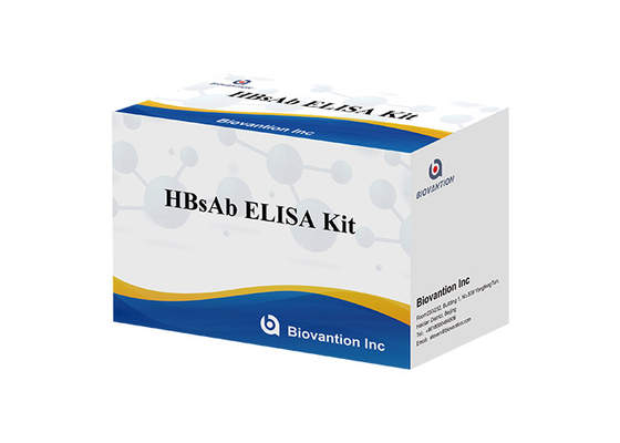 Teste humano de HBsAb ELISA Test Kit Enzyme Immunoassay 60 minutos
