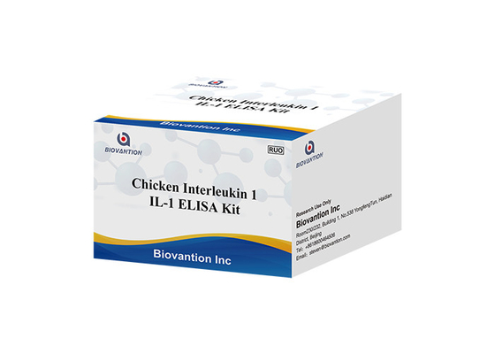 96 teste Kit Chicken Interleukin da pesquisa RUO de Wells IL1 1 ELISA Kit