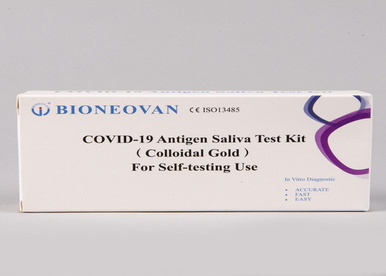 Proteção contra vírus Covid-19 Kit de teste de antígeno Ouro coloidal distingue entre resfriados Teste rápido