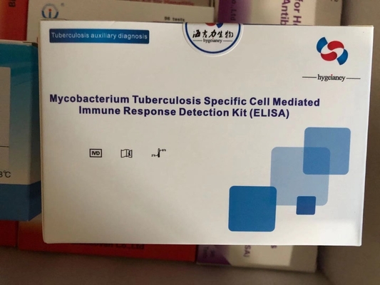 Kit de ensaio ELISA IGRA fácil de infecção por tuberculose com longo prazo de validade 2C-8C Método de conservação