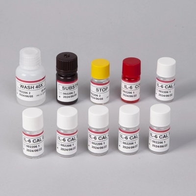 IL-6 Interleucina 6 Kit de Teste Elisa com Tempo de Análise de 2-3 Horas Biovanção Sero/ Formato de Plasma 18 meses Prazo de validade