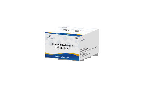 IL-6 Interleucina 6 Kit de Teste Elisa com Tempo de Análise de 2-3 Horas Biovanção Sero/ Formato de Plasma 18 meses Prazo de validade