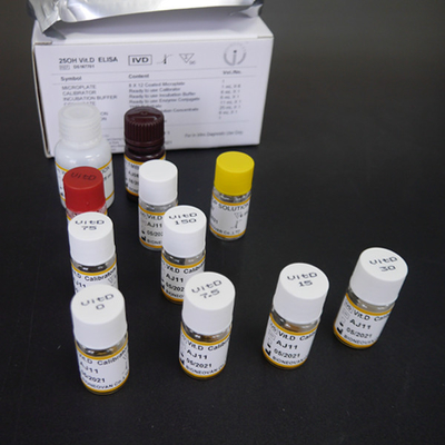 25-OH Vitamina D Elisa Kit de Teste Detecção Médica Eficiência de alta precisão
