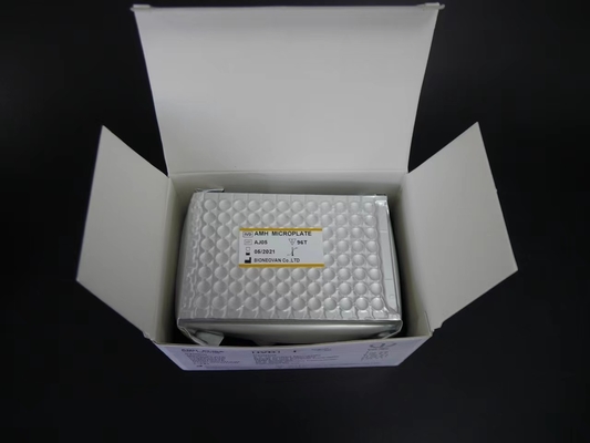 Kit de ensaio AMH ELISA para plasma sérico 2-3 horas Tempo de ensaio 2-8.C Temperatura de armazenamento