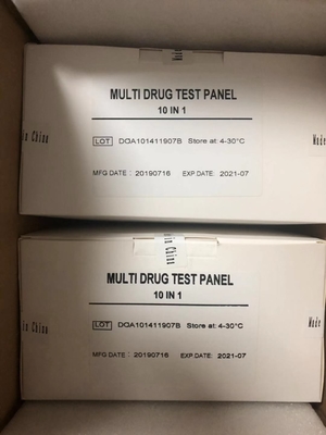Resultado preciso e rápido do exame de drogas Inspecção domiciliar saliva ou urina