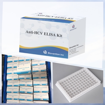 Reagentes de Imunoanálise de Enzimas Kit de Teste Elisa para detecção de anticorpos do vírus da hepatite C (VHC)