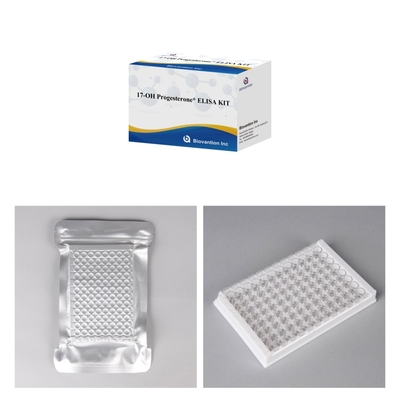 17-OH-Progesterona Elutiva em Vitro Kit de Teste Elisa Diagnóstico Para Mulheres Com Acessórios Testes Precisos