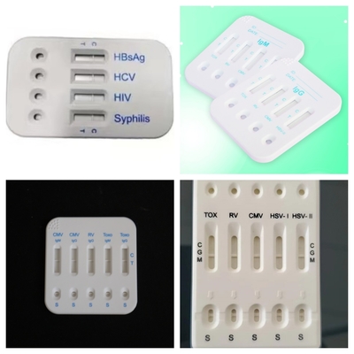 Kit de teste para HIV HAV HBsAg SYP 4 em 1 Detecção em casa Fácil de usar