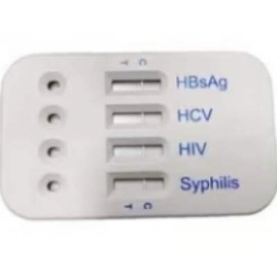 Kit de teste para HIV HAV HBsAg SYP 4 em 1 Detecção em casa Fácil de usar