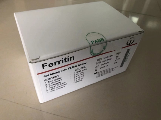 Alta precisão do ensaio imunológico ligado a enzimas feito na China Ferritina Elisa Kit de teste