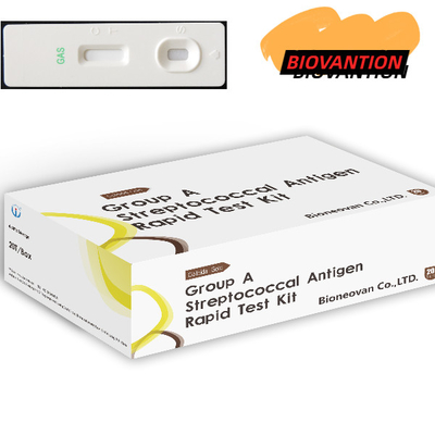 Kit de testes rápidos de diagnóstico rápido do grupo A de antígenos estreptocócicos