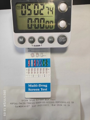 Kit de detecção rápida de imunoanálise do vírus da imunodeficiência humana MTD/OPI/OXY/PPX/THC