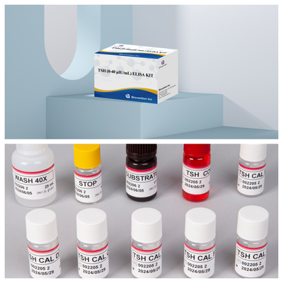 Kit de ensaio Elisa sensível e específico para TSH (quantitativo) para doenças da tireóide