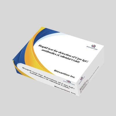 Chlamydiapneumoniae ((Cpn) - Anticorpo IgM Reagente de ensaio rápido de ouro coloidal cassete