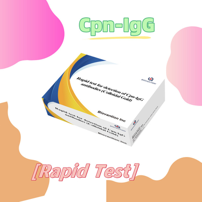 Chlamydiapneumoniae ((Cpn) - Anticorpo IgM Reagente de ensaio rápido de ouro coloidal cassete
