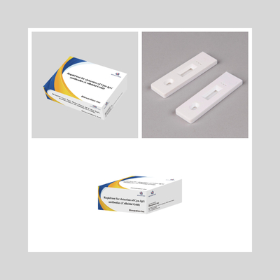 Chlamydiapneumoniae ((Cpn) - Anticorpo IgM Reagente de ensaio rápido de ouro coloidal cassete