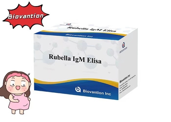 Rubéola IgM ELisa Kit de teste de fertilidade eugênica dez mulheres grávidas usar