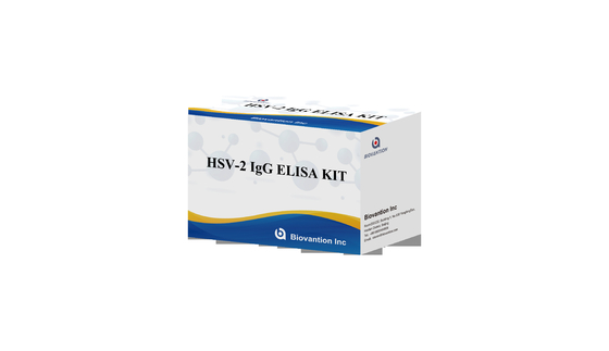 Instruções de alta precisão para utilização do kit de ensaio ELISA de tocha de IgG HSV II