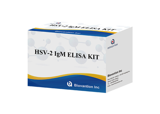 Kit de ensaio de ELISA com tocha de HSV 2 IgM Instruções de utilização de alta precisão