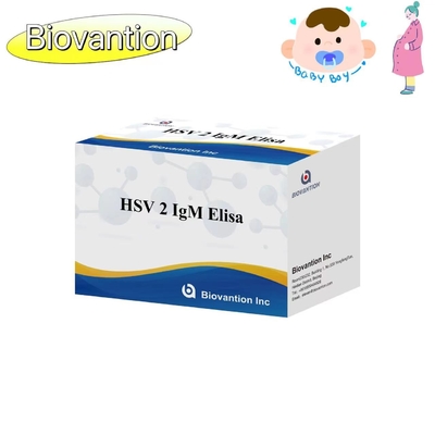 Kit de ensaio de ELISA com tocha de HSV 2 IgM Instruções de utilização de alta precisão