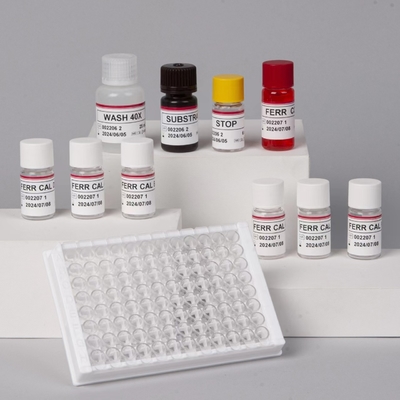Ferritina Elisa Test Kit Produtos ligados a enzimas Tempo de transporte curto