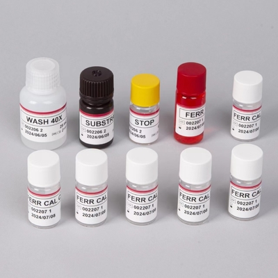 Ferritina Elisa Test Kit Produtos ligados a enzimas Tempo de transporte curto