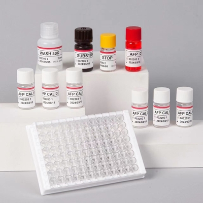 AFP Alfa-fetoproteína Kit de ensaio Elisa Produtos ligados a enzimas Tempo de transporte curto