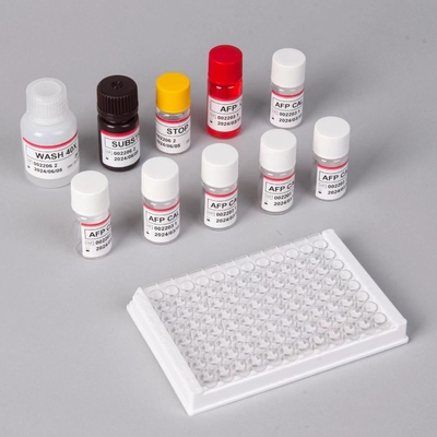 AFP Alfa-fetoproteína Kit de ensaio Elisa Produtos ligados a enzimas Tempo de transporte curto