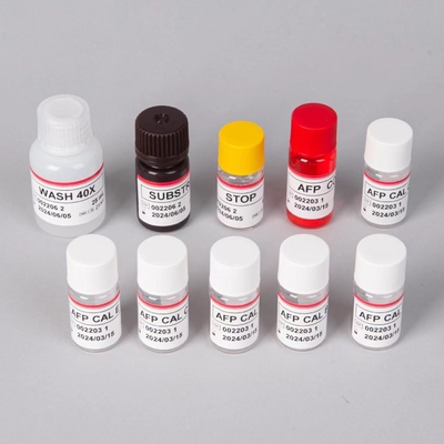 AFP Alfa-fetoproteína Kit de ensaio Elisa Produtos ligados a enzimas Tempo de transporte curto