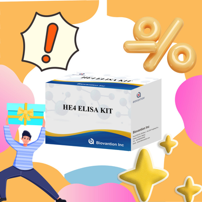 Diagnóstico médico Kit de análise ELISA sensível e fiável para HE4 KITS ELISA