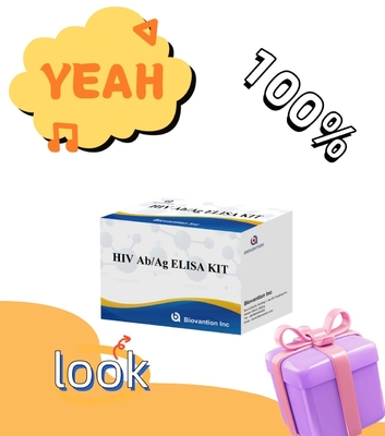 Kit de teste HIV Ab Ag Elisa com vida útil de 18 meses e alta sensibilidade/especificidade