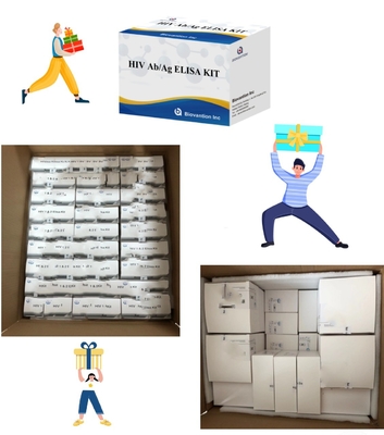 Kit de teste HIV Ab Ag Elisa com vida útil de 18 meses e alta sensibilidade/especificidade