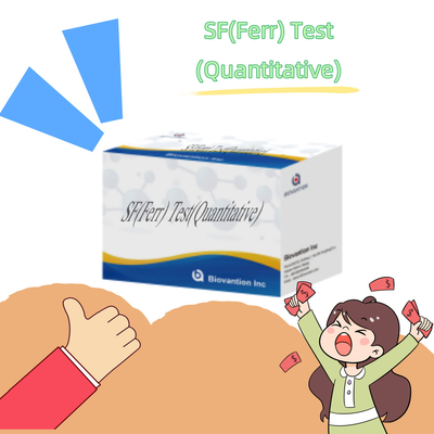 Conjunto de ensaio ELISA preciso e rápido SF ((Ferr) Instrumento veterinário para detecção quantitativa da ferritina sérica Diagnóstico