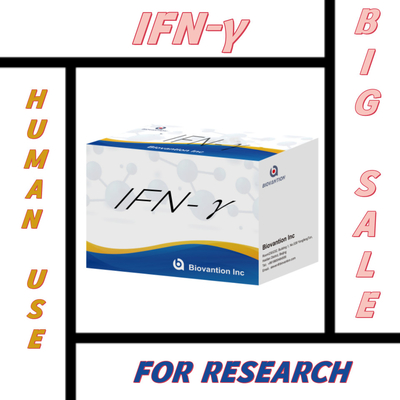 Pesquisa de laboratório Kit de reagentes Elisa para uso humano IFN-γ Reagentes Elisa Alta sensibilidade