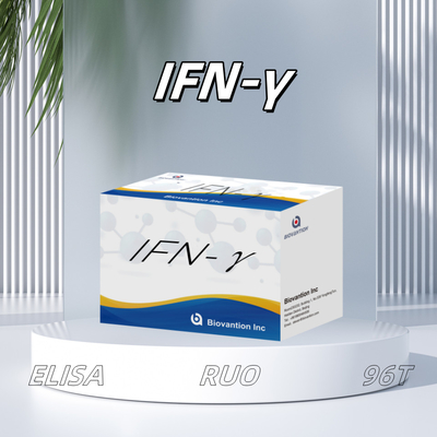 Pesquisa de laboratório Kit de reagentes Elisa para uso humano IFN-γ Reagentes Elisa Alta sensibilidade