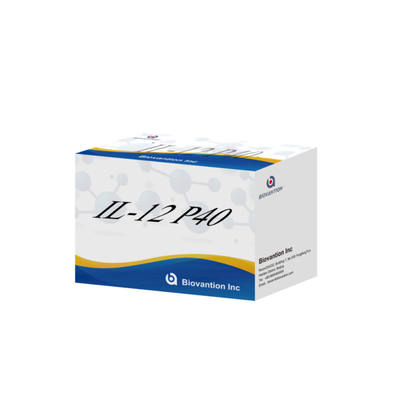 96 T Sério 98% Especificidade ELISA RUO Kit de Teste Humano IL-12 P40