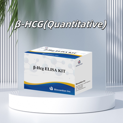 β-hCG ((Quantitativo) Kit de ensaio Elisa de 1 hora para sensibilidade e especificidade de anticorpos