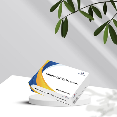 Teste rápido de IgG / IgM de dengue com 24 meses de vida útil e alta sensibilidade