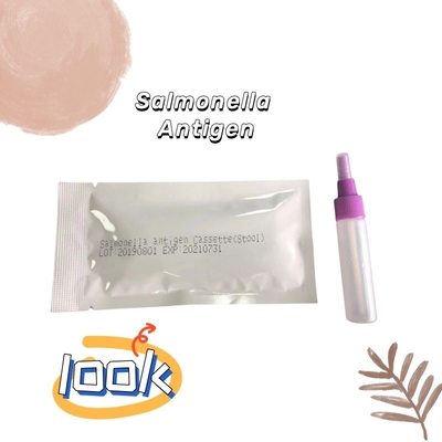 24 meses Prazo de validade Teste de antígeno da Salmonella Tifoide Teste de antígeno da S. tifoide Caixa de teste rápido de ouro coloidal Caixa de teste rápido de ouro coloidal
