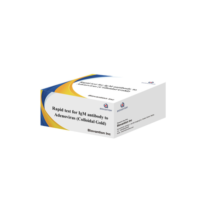 Kit de teste de anticorpos IgM precisos contra o vírus Adeno para fita de cassete clínica e laboratorial