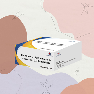 Kit de teste de anticorpos IgM precisos contra o vírus Adeno para fita de cassete clínica e laboratorial