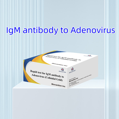 Kit de teste de anticorpos IgM precisos contra o vírus Adeno para fita de cassete clínica e laboratorial