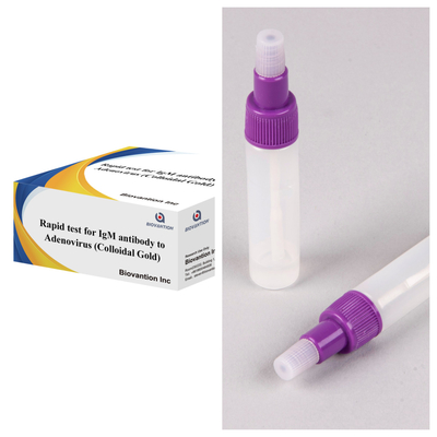 Kit de teste de anticorpos IgM precisos contra o vírus Adeno para fita de cassete clínica e laboratorial