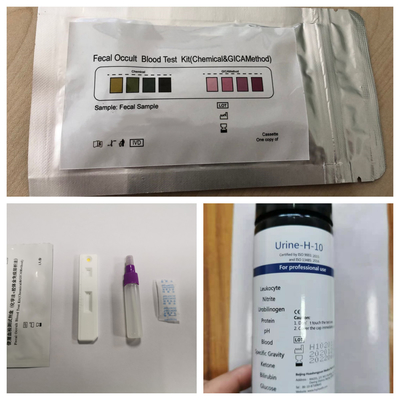 Amostra de fezes Tipo FOB Exame de sangue oculto fecal Kit de exames médicos 2-30C