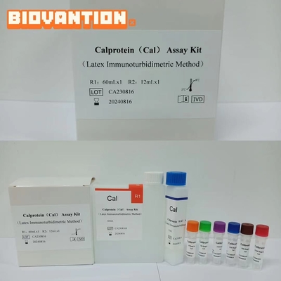 Determinação quantitativa da proteção cal Cal nas fezes com armazenamento ideal 2-8.C IVD