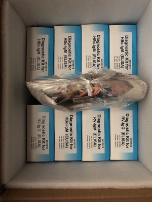 Kit de ensaio HBC IgM ELISA para detecção de biomarcadores em amostras de soro/plasma